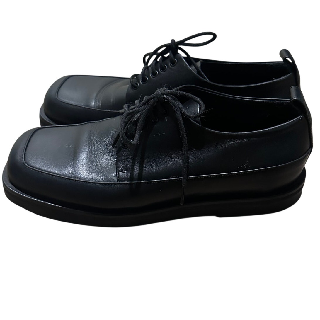 Dear Frances Handmade In Italy Sandy Rogue Leather Oxfords Black, 9 (39) Euc — image 7 of 8